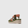 Load image into Gallery viewer, YABI / ARMY GREEN+TEA ROSE