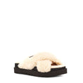 Load image into Gallery viewer, FUZZ SUGAR CRS SLIDE / NAT+BLK