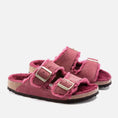 carregar imagem na visualização da galeria, GARDENIA-BIRKENSTOCK-1020464-ARIZONASHEARLINGLEVE-N-MAROONLA-1