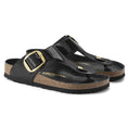 Load image into Gallery viewer, GARDENIA-BIRKENSTOCK-1021467-GIZEHBBLENAHIGHSHINER-BLACKHEX-5