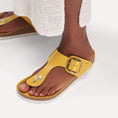 Load image into Gallery viewer, GARDENIA-BIRKENSTOCK-1031818-GIZEHBBLENAHSR-OCHREHEX-4