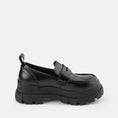Load image into Gallery viewer, GARDENIA-BUFFALO-LONDON-1622104-ASPHA-LOAFER-BLACK-3