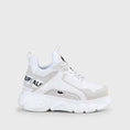 carregar imagem na visualização da galeria, GARDENIA-BUFFALO-LONDON-1630425D-SNEAKER-CLD-CHAI-WHITE