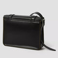 carregar imagem na visualização da galeria, 11 INCH KIEV SMOOTH LEATHER SATCHEL / BLACK