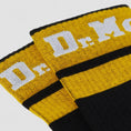 carregar imagem na visualização da galeria, GARDENIA-DR.MARTENS-AC681005-ATHLETICLOGOSOCK-BLACK-YEL-2
