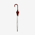 Load image into Gallery viewer, GARDENIA-HUNTER-UAU1004UPM-PARAGUAS-TRANSPARENT-MILITARYRED-1