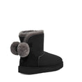 Load image into Gallery viewer, W MINI B. FUZZY BOW / BLK