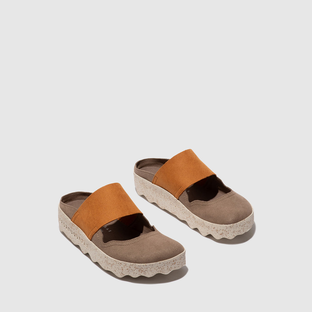 CANA L / TAUPE+CAMEL