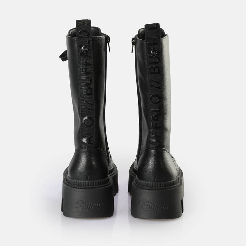 FLORA LACEUP HI / BLACK
