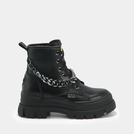 ASPHA CHAIN / BLK+SILVER CHAIN