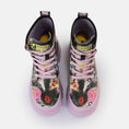 carregar imagem na visualização da galeria, ASPHA LACE UP HI / PURPLE+BLK
