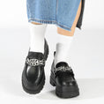 carregar imagem na visualização da galeria, ASPHA LOAFER TC / BLACK+SILVER
