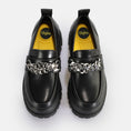 carregar imagem na visualização da galeria, ASPHA LOAFER TC / BLACK+SILVER

