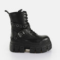 carregar imagem na visualização da galeria, GOSPHER LACE UP MID / BLACK
