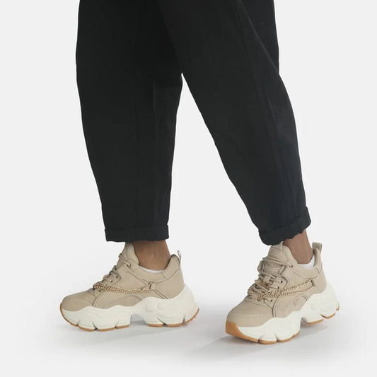 BINARY CHAIN / BEIGE/GOLD CHAI
