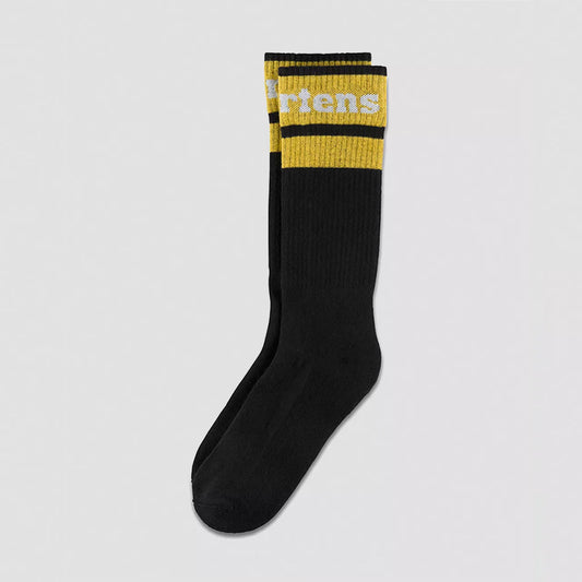DR.MARTENS-AC681005-ATHLETICLOGOSOCK-BLACK-YEL