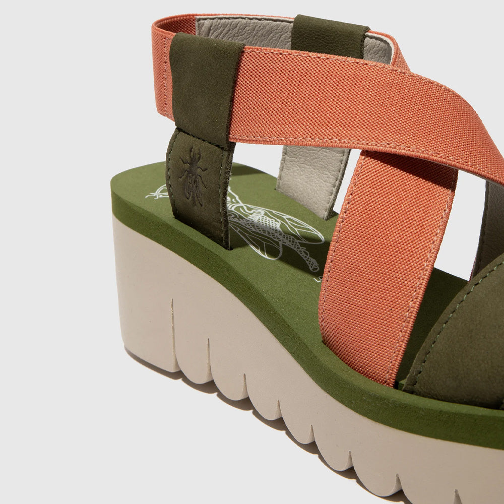 YABI / ARMY GREEN+TEA ROSE