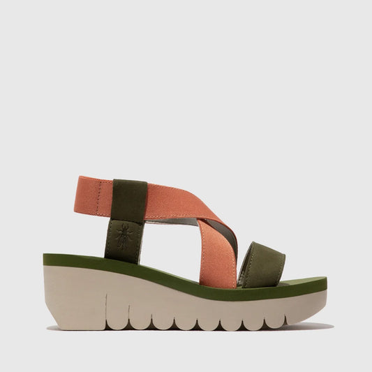 YABI / ARMY GREEN+TEA ROSE