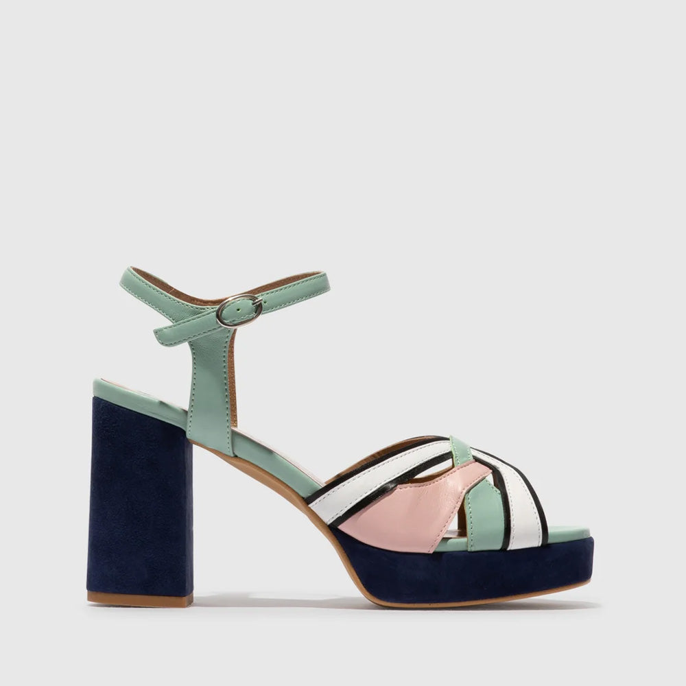 EZUI / SPEARMINT+PALE PINK+BLACK