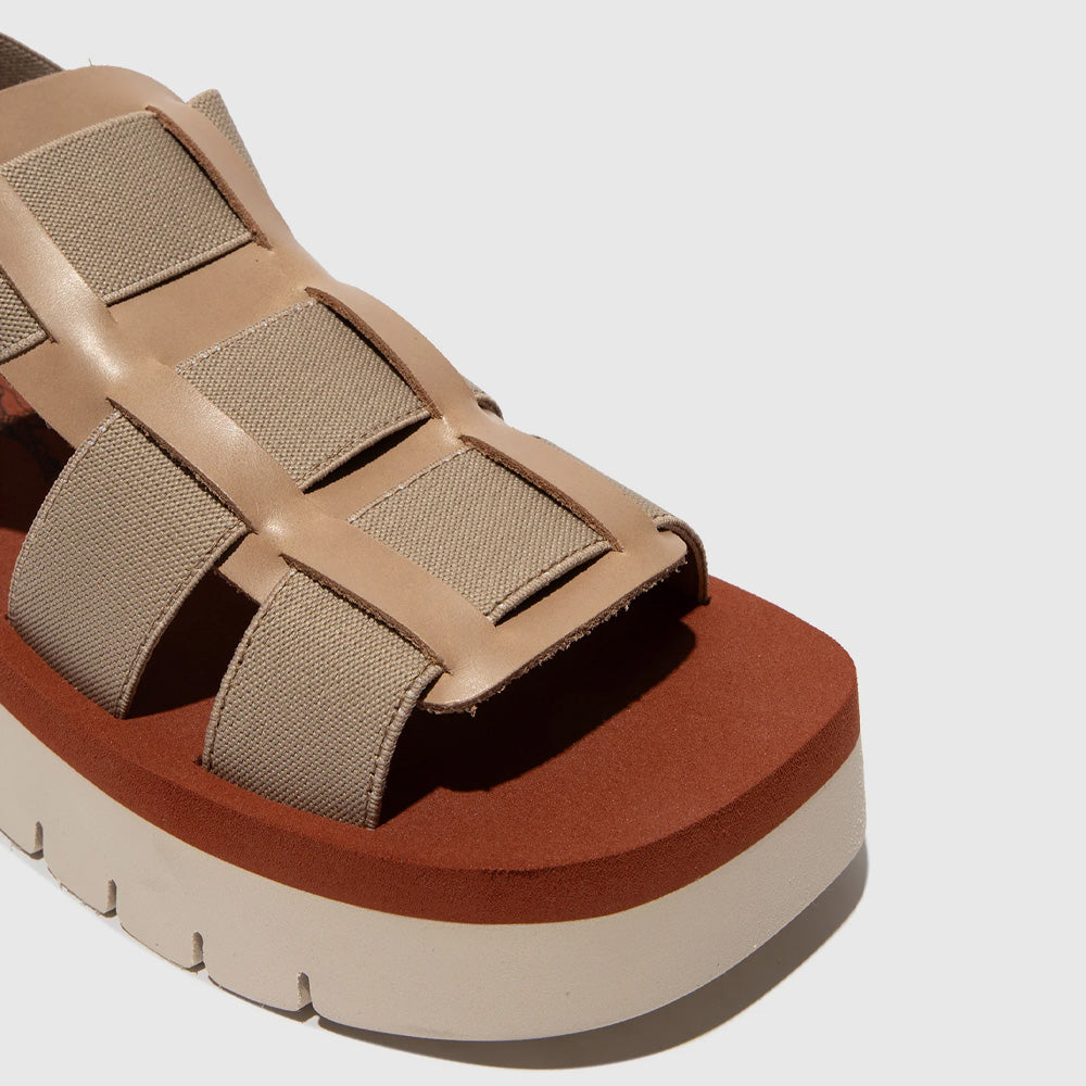 SAMB / TAUPE+BRICK