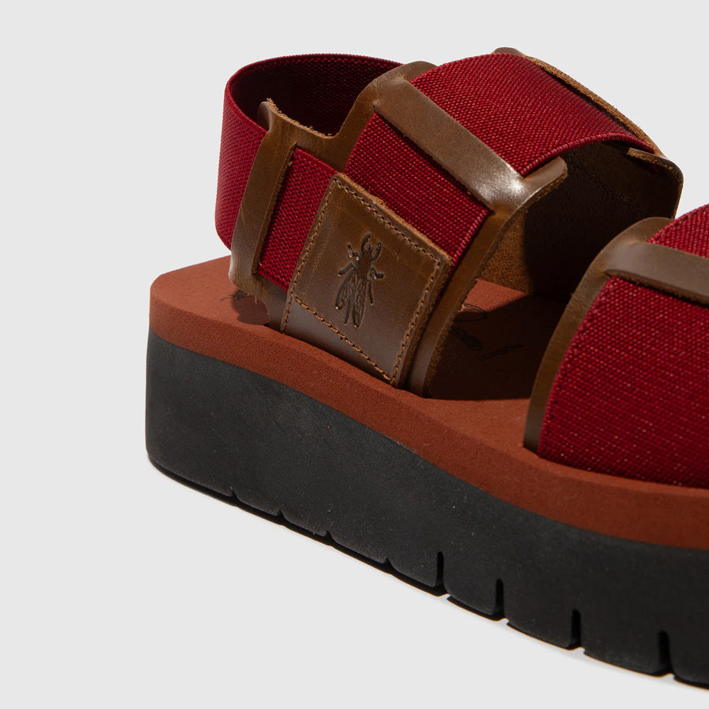 SORU / CAMEL+DARK RED+BRICK