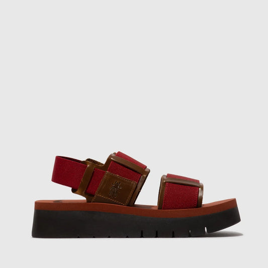 SORU / CAMEL+DARK RED+BRICK