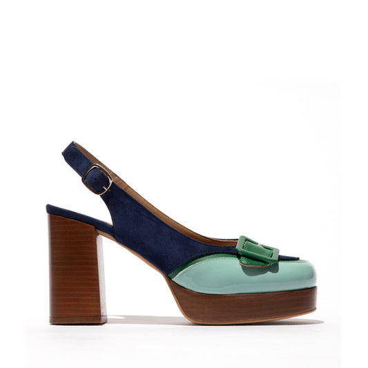 EVAH / SKY BLUE+EMERALD+BLUE