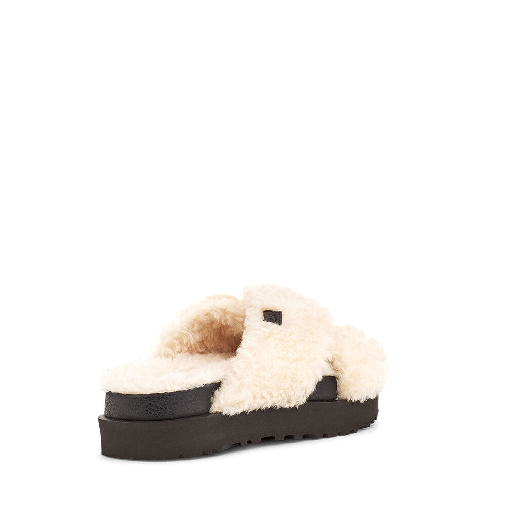 FUZZ SUGAR CRS SLIDE / NAT+BLK