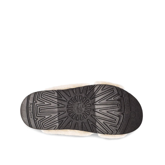FUZZ SUGAR CRS SLIDE / NAT+BLK