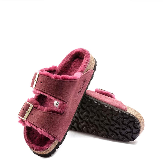GARDENIA-BIRKENSTOCK-1020464-ARIZONASHEARLINGLEVE-N-MAROONLAF