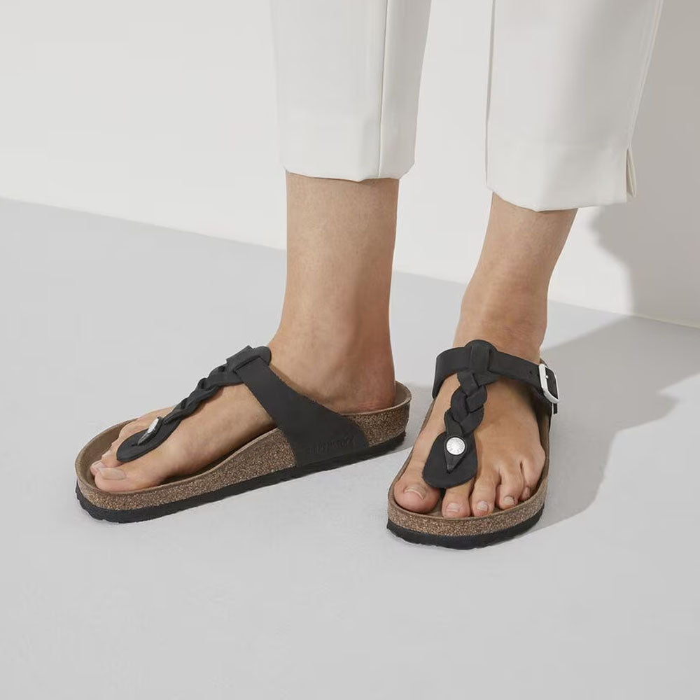 GIZEH BRAIDED LEOI N / BLACK