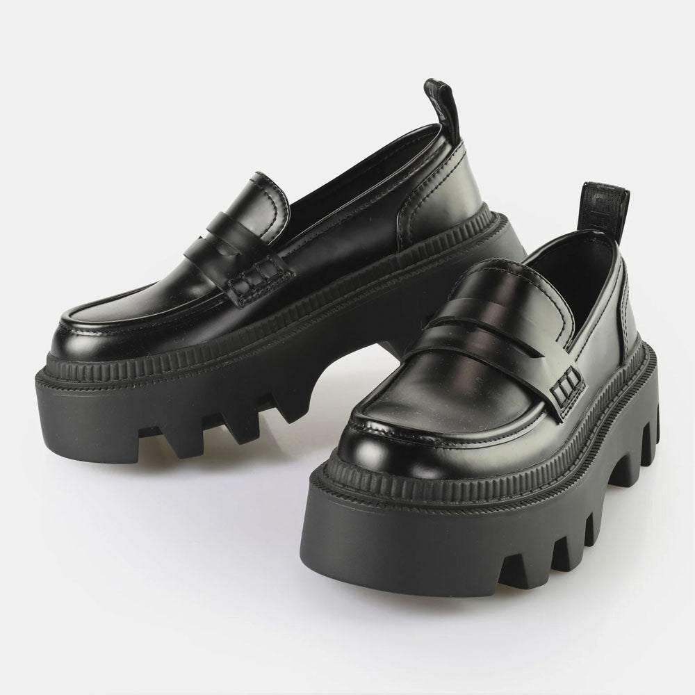 GARDENIA-BUFFALO-LONDON-1622355-FLORA-LOAFER-BLACK-5