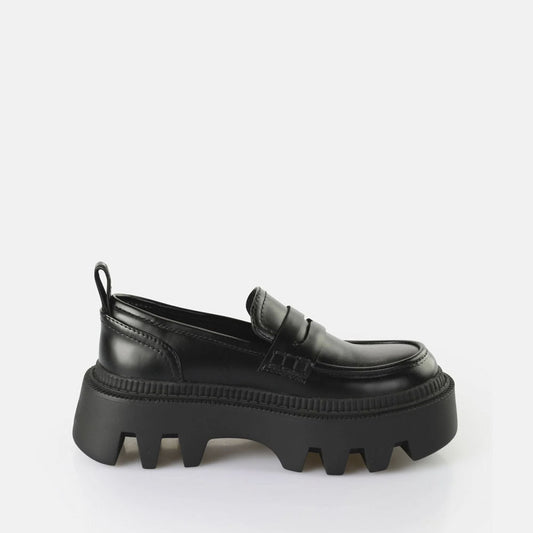 GARDENIA-BUFFALO-LONDON-1622355-FLORA-LOAFER-BLACK