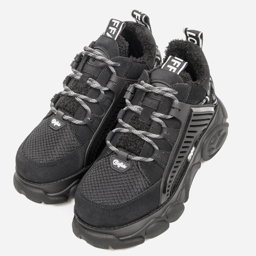 GARDENIA-BUFFALO-LONDON-1630365-SNEAKER-CLD-HIKE-BLACK-2