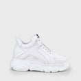 carregar imagem na visualização da galeria, GARDENIA-BUFFALO-LONDON-1630395D-WHT-SNEAKER-C-CORIN-WHITE-f673f0f5-af81-4dba-9477-f2c2d21d0b9d
