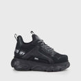 carregar imagem na visualização da galeria, GARDENIA-BUFFALO-LONDON-1630424D-SNEAKER-CLD-CHAI-BLACK
