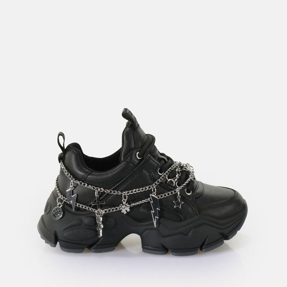 GARDENIA-BUFFALO-LONDON-BINARY-CHARM-BLACK