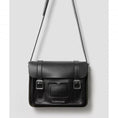 carregar imagem na visualização da galeria, 11 INCH KIEV SMOOTH LEATHER SATCHEL / BLACK
