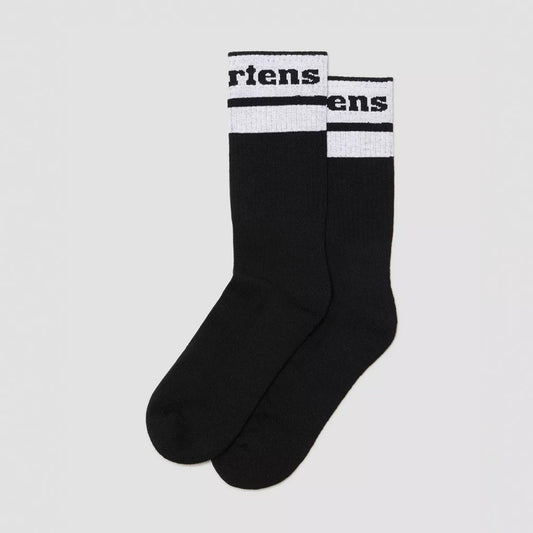 GARDENIA-DR.MARTENS-AC681006-ATHLETICLOGOSOCK-BLAC-WHITE