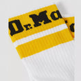 carregar imagem na visualização da galeria, GARDENIA-DR.MARTENS-AC681103-ATHLETICLOGOSOCK-WHITE_YELLOW-2
