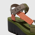 Load image into Gallery viewer, YEFA / GREY+MULTI+ARMY GREEN
