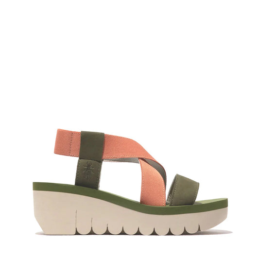 YABI / ARMY GREEN+TEA ROSE