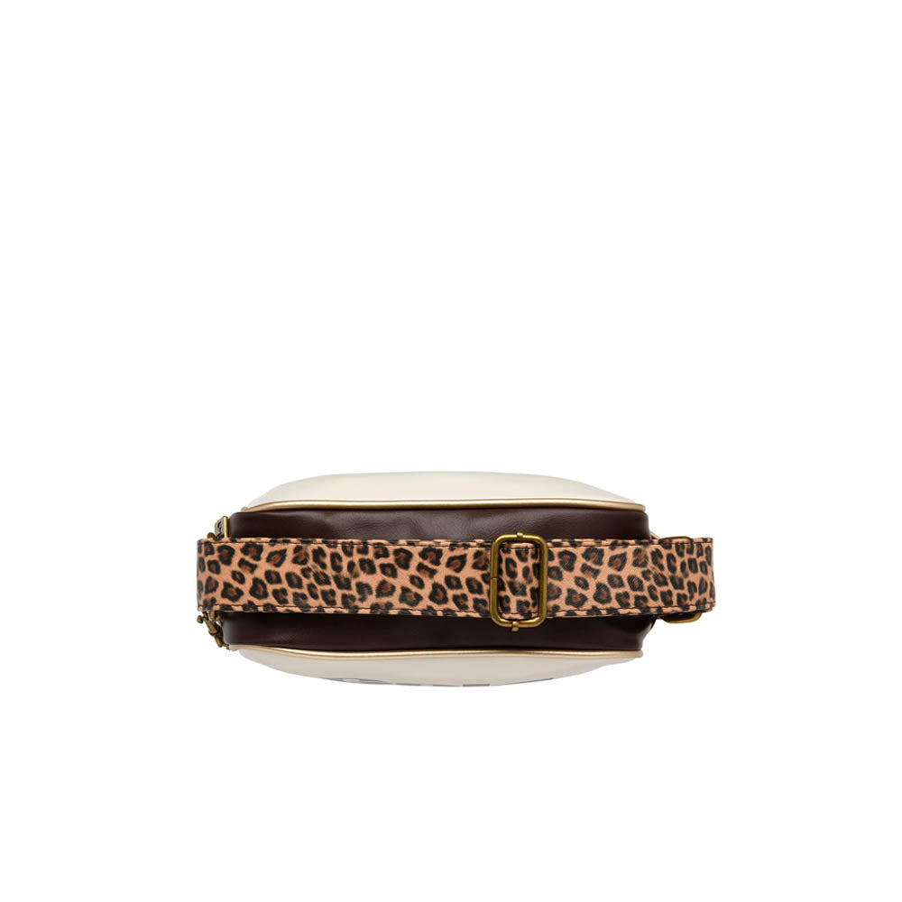 MICRO REDFORD LEOPARD / DARK BROWN+ECRU+GOLD