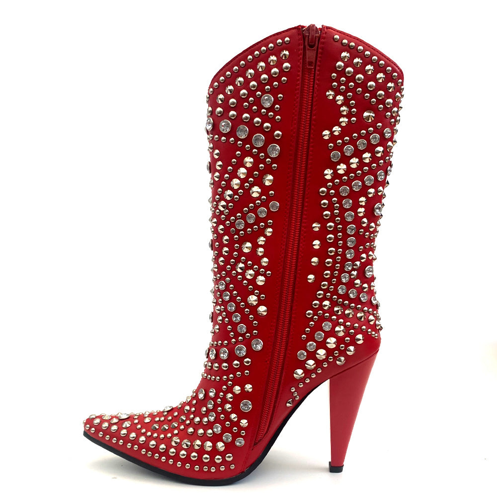 STUDLET / RED+SILVER
