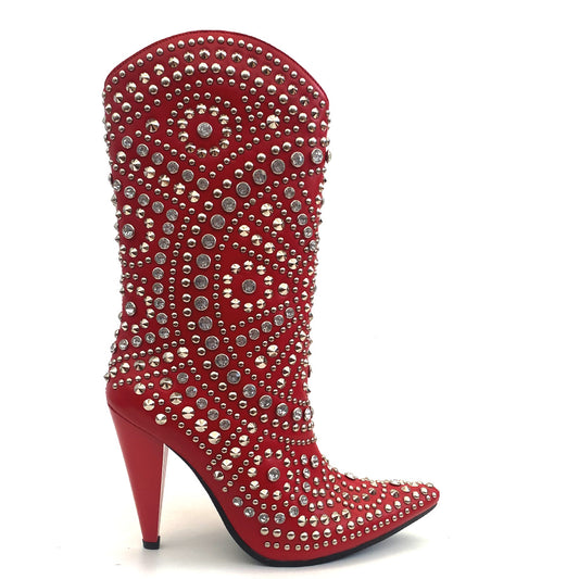STUDLET / RED+SILVER