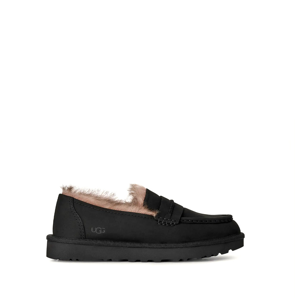 W ELLIS NUBUCK LOAFER / BLACK