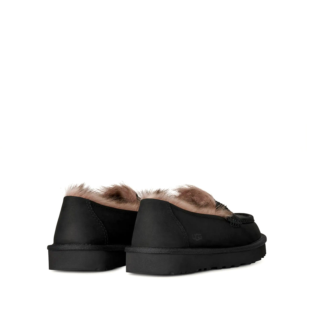 W ELLIS NUBUCK LOAFER / BLACK