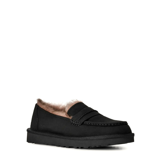 W ELLIS NUBUCK LOAFER / BLACK