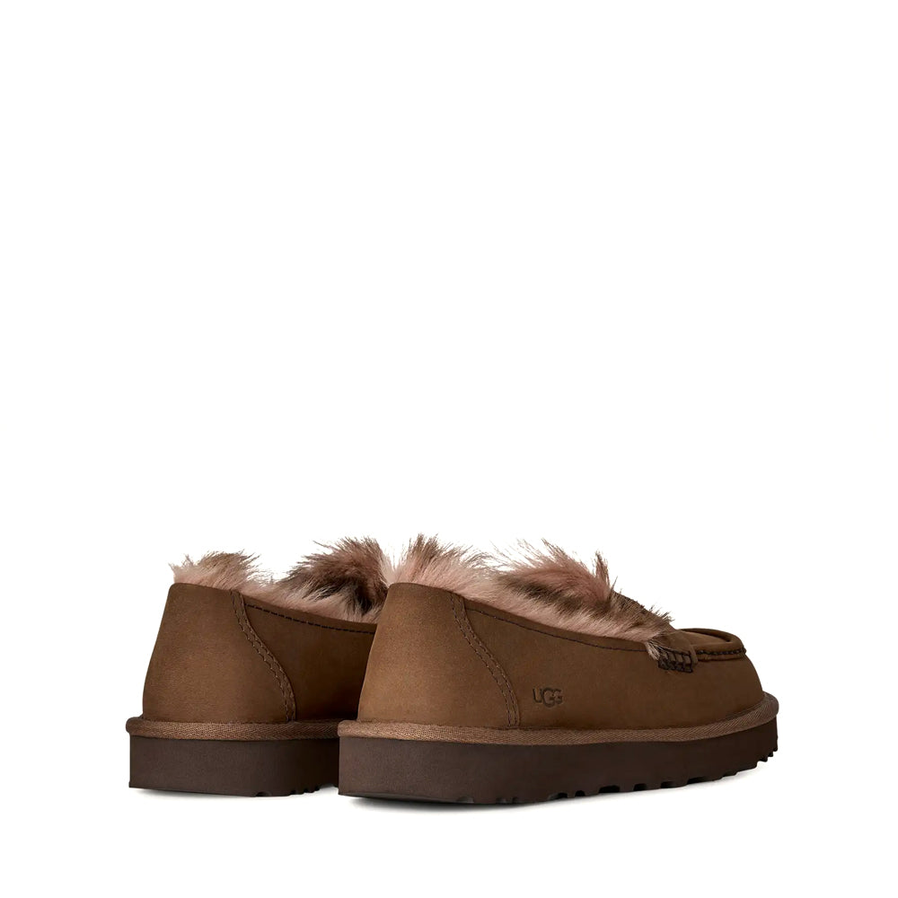 W ELLIS NUBUCK LOAFER / DARK CHESTNUT