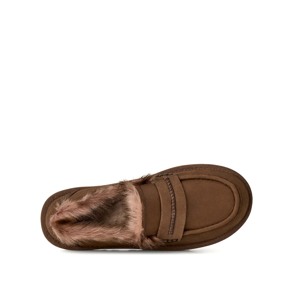 W ELLIS NUBUCK LOAFER / DARK CHESTNUT